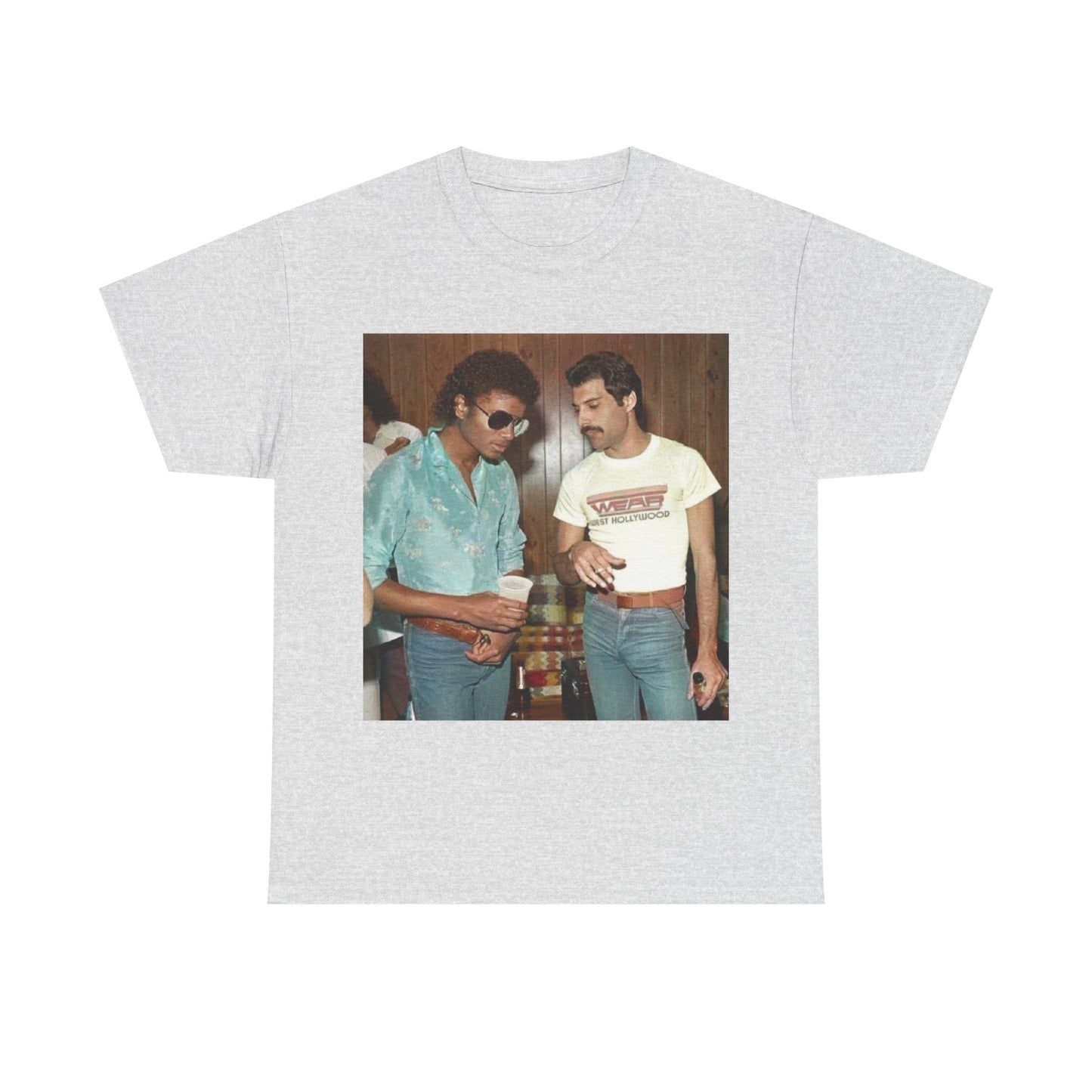Michael jackson Queen tshirt vintage 80s retro graphic Unisex Heavy Cotton Tee