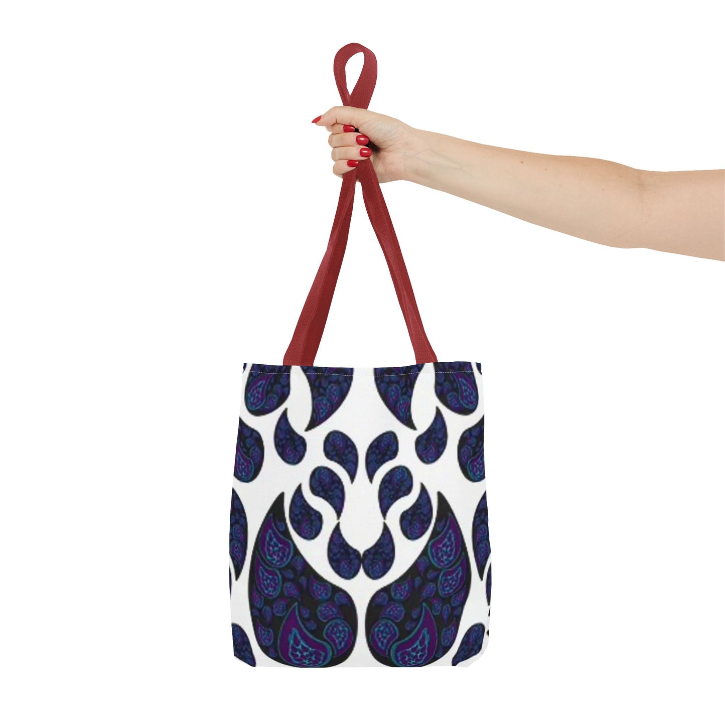 White And Blue Paisley Multi Color BRAND NEW MODERN Tote Bag (AOP)