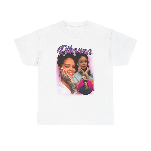 Rihanna Graphic T Shirt Rap Hip Hop Model NEW Unisex Heavy Cotton Tee