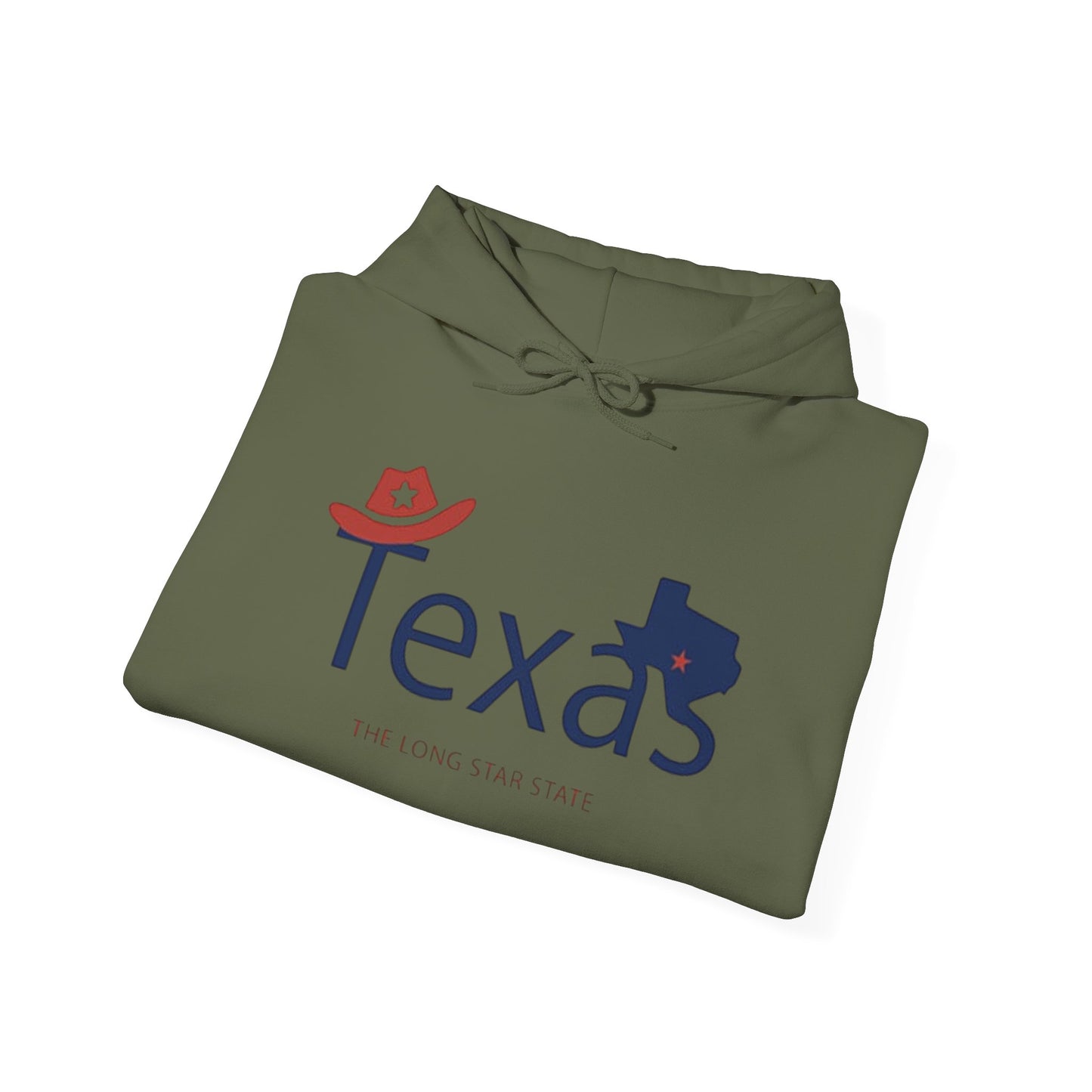 Texas The Lone Star State Graphic Hoodie Unisex Heavy Blend™ Hooded Sweatshirt