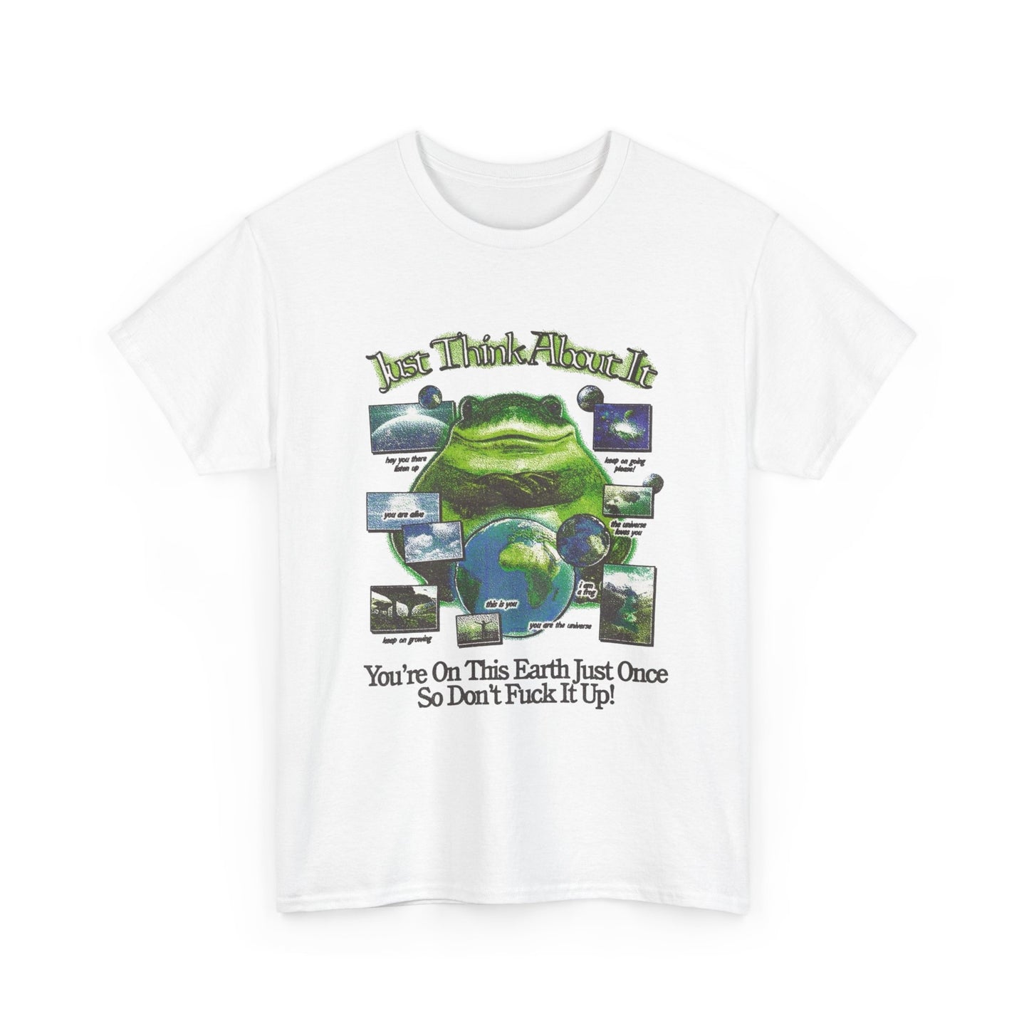 Live Your Life Graphic T Shirt Unisex Heavy Cotton Tee Gift Vintage