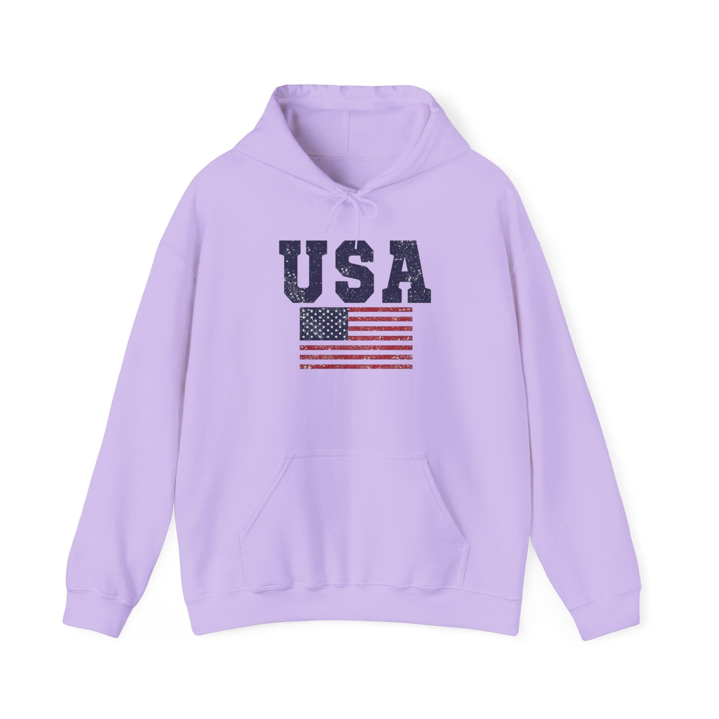 USA American Flag NEW COLORS Graphic Hoodie Unisex Heavy Blend Hooded Sweatshirt