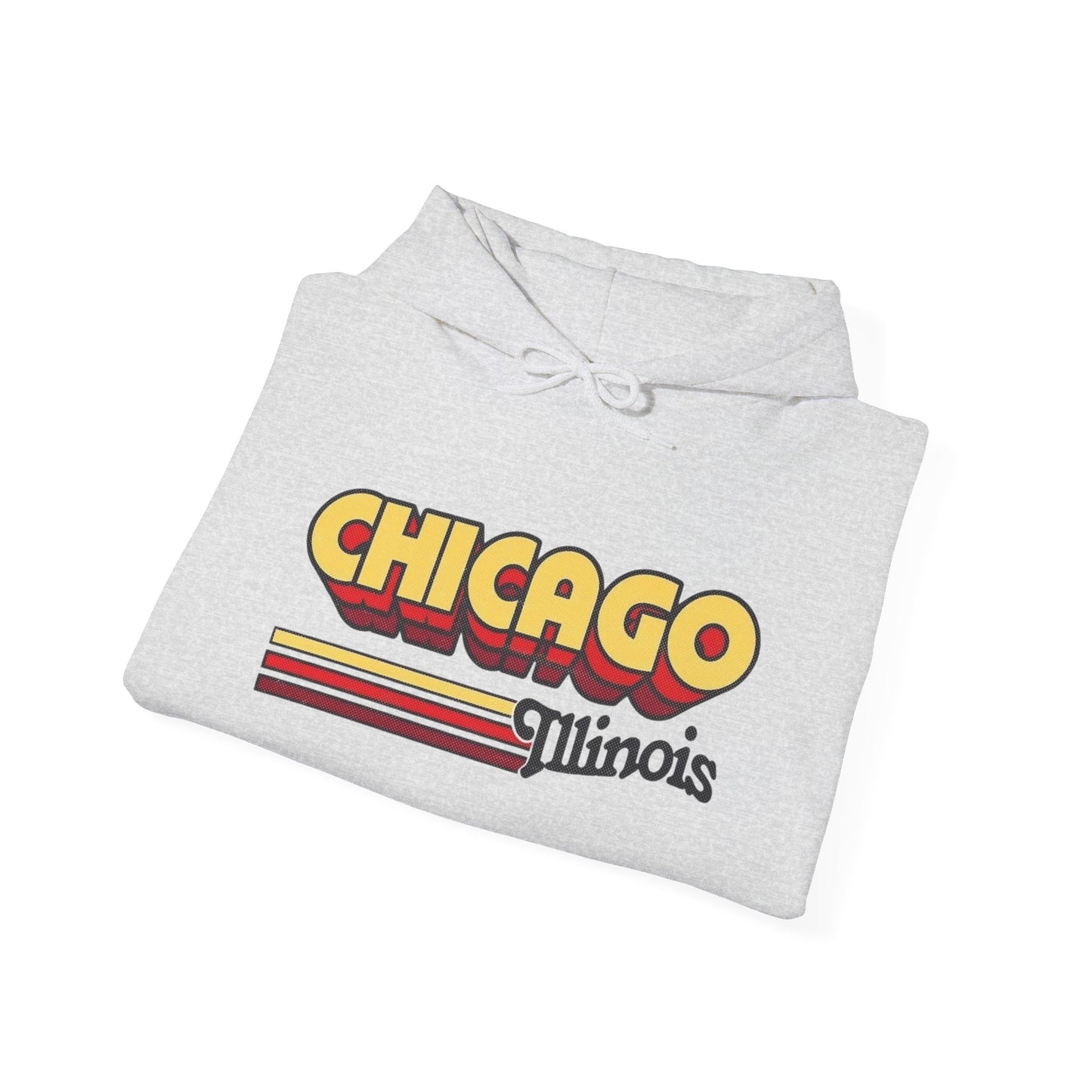 Chicago Illinois Graphic Hoodie Heavy Blend™ NEW Sweatshirt