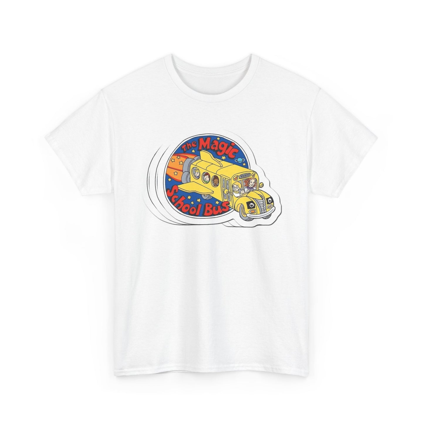 The Magic School Bus Graphic T Shirt Retro Unisex Heavy Cotton Tee