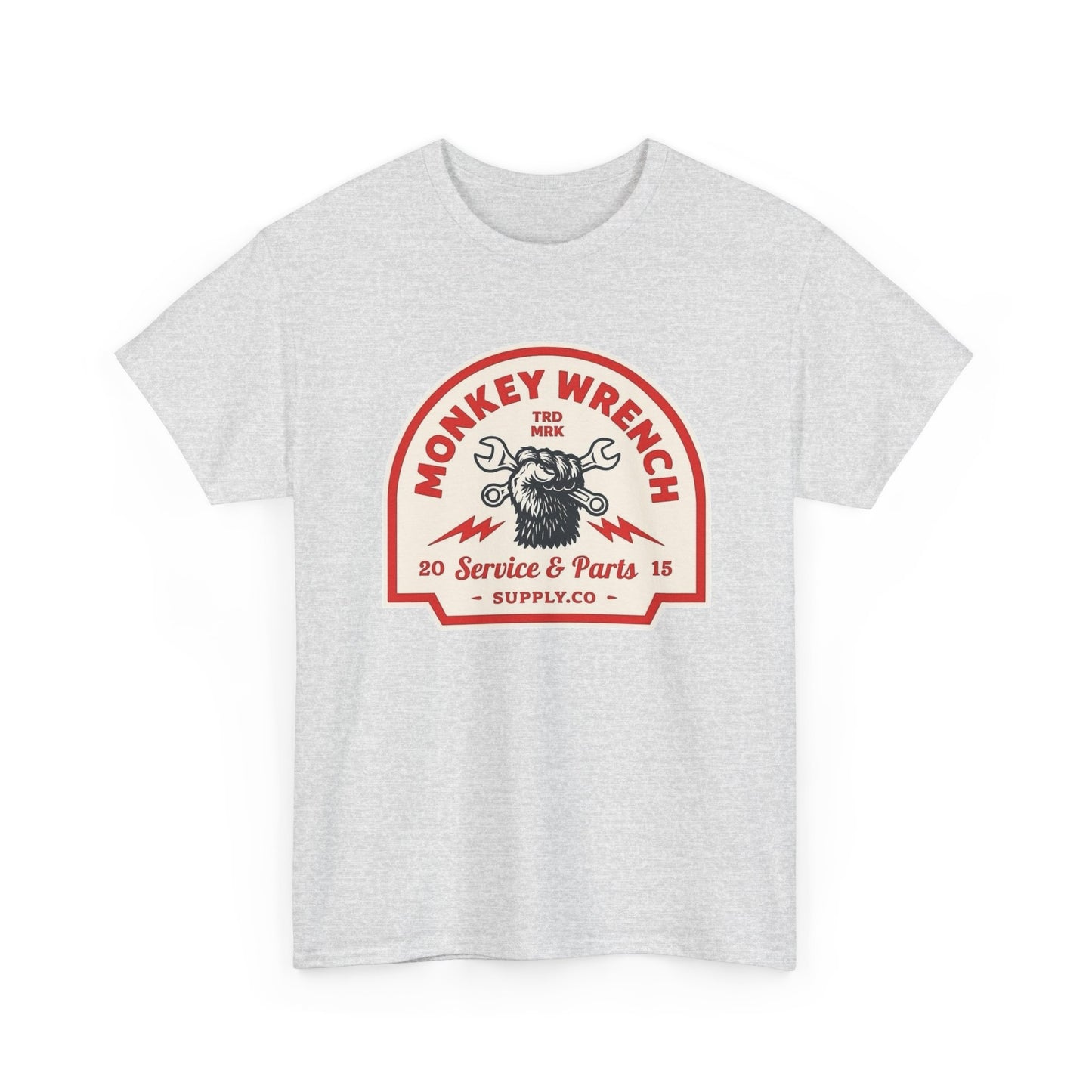 Monkey Wrench Graphic T Shirt Unisex Heavy Cotton Tee