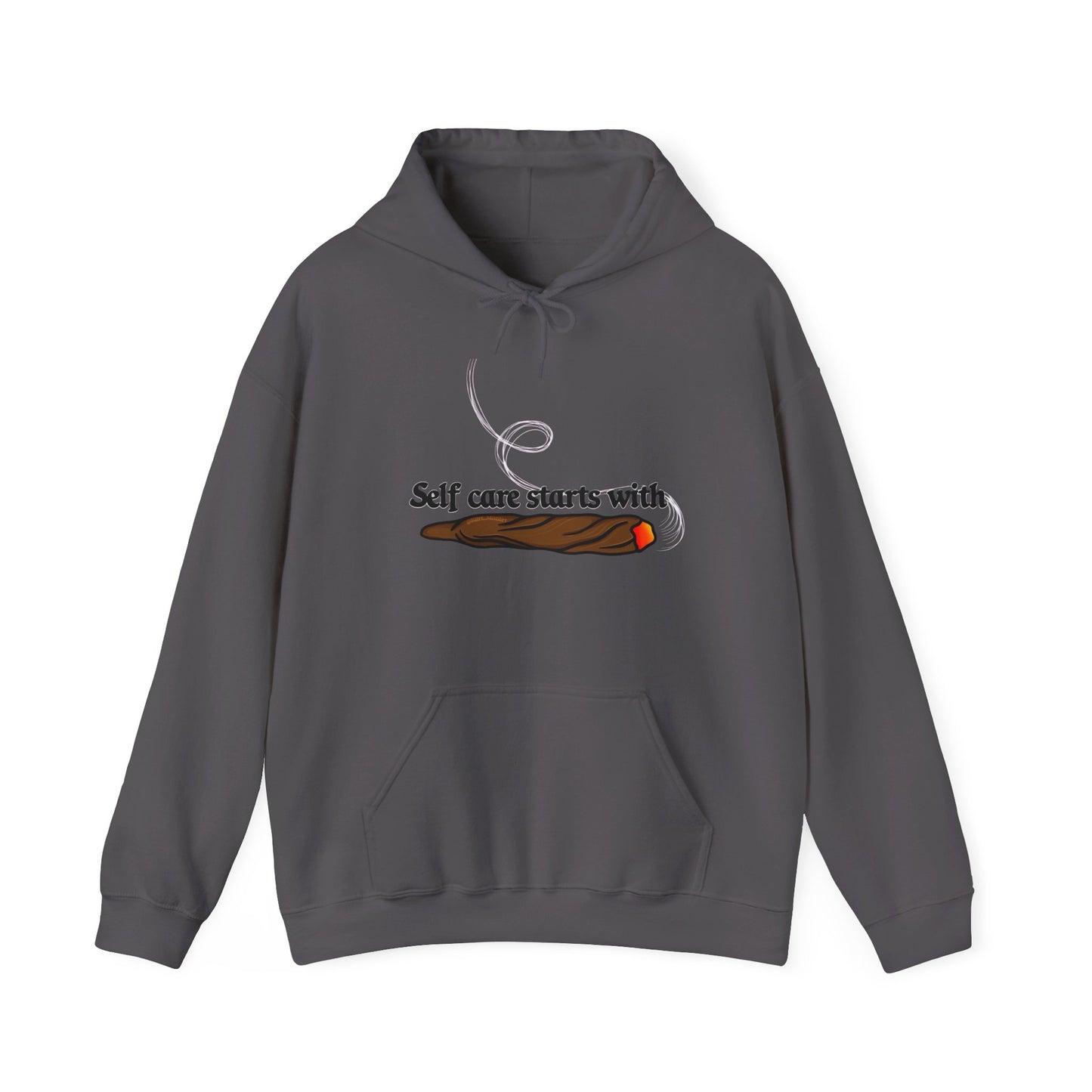Self Care Weed Cannabis Graphic Hoodie Unisex Heavy Blend™ Hooded Sweatshirt