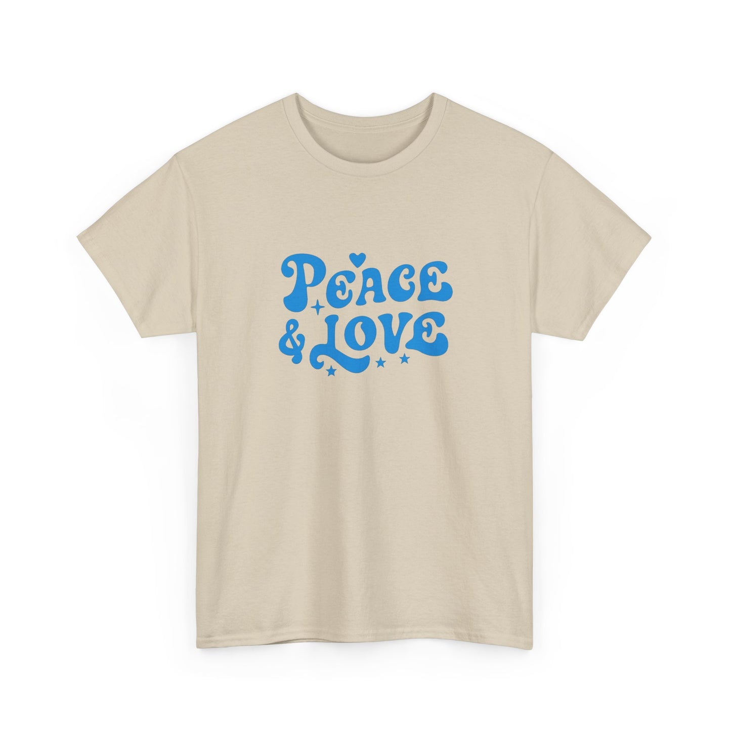 Peace And Love Happiness Graphic T Shirt Adult NEW