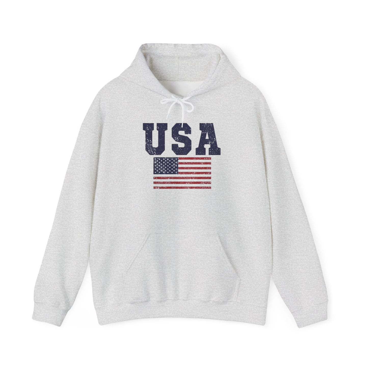 USA American Flag NEW COLORS Graphic Hoodie Unisex Heavy Blend Hooded Sweatshirt