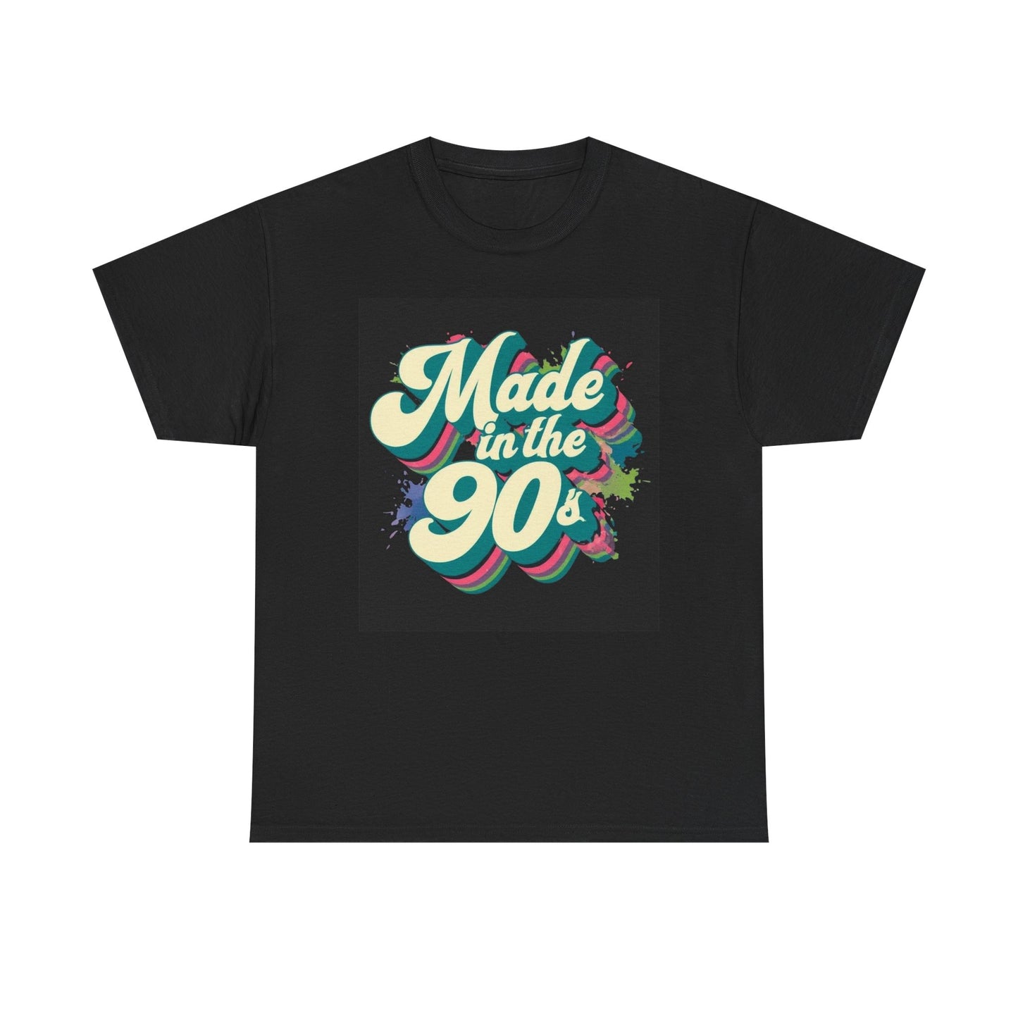 Made In The 90s Graphic T Shirt Funny Retro Unisex Heavy Cotton Tee