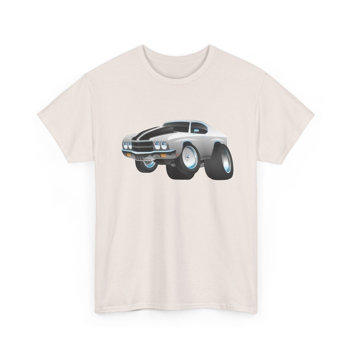 70 Chevelle SS Muscle Car Graphic T Shirt Unisex Heavy Cotton Tee NEW