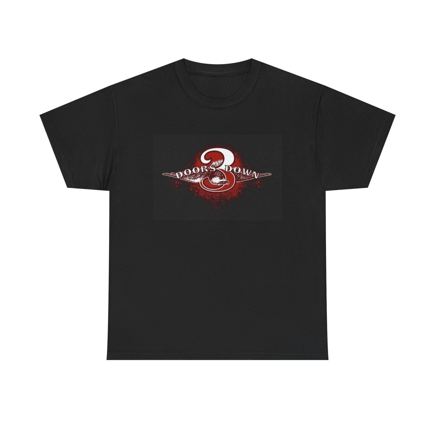 Three Doors Down Tshirt 3 Doors Down Retro Rock Band 90s Unisex Heavy Cotton Tee