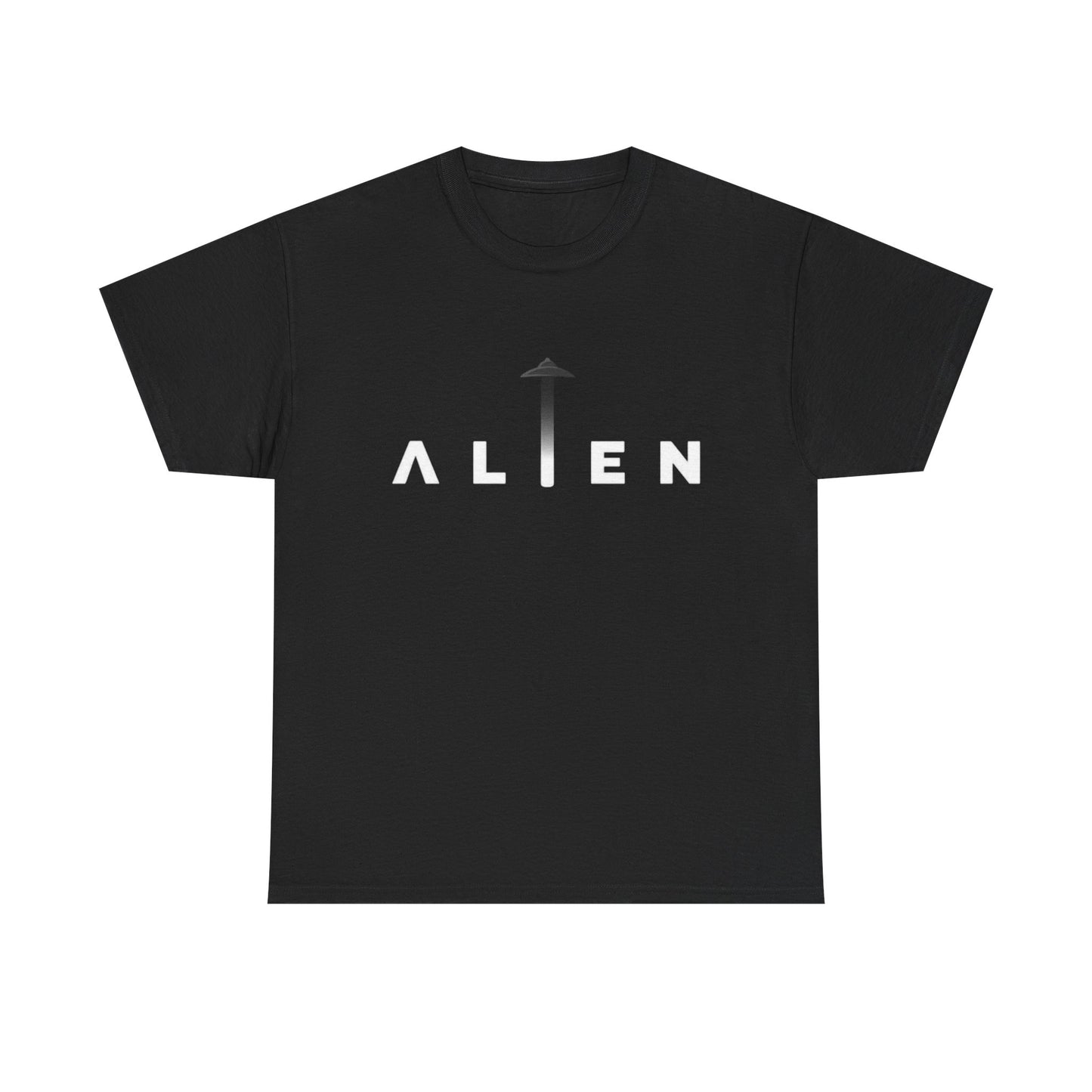 Alien Space Craft Graphic T Shirt Unisex Heavy Cotton Tee