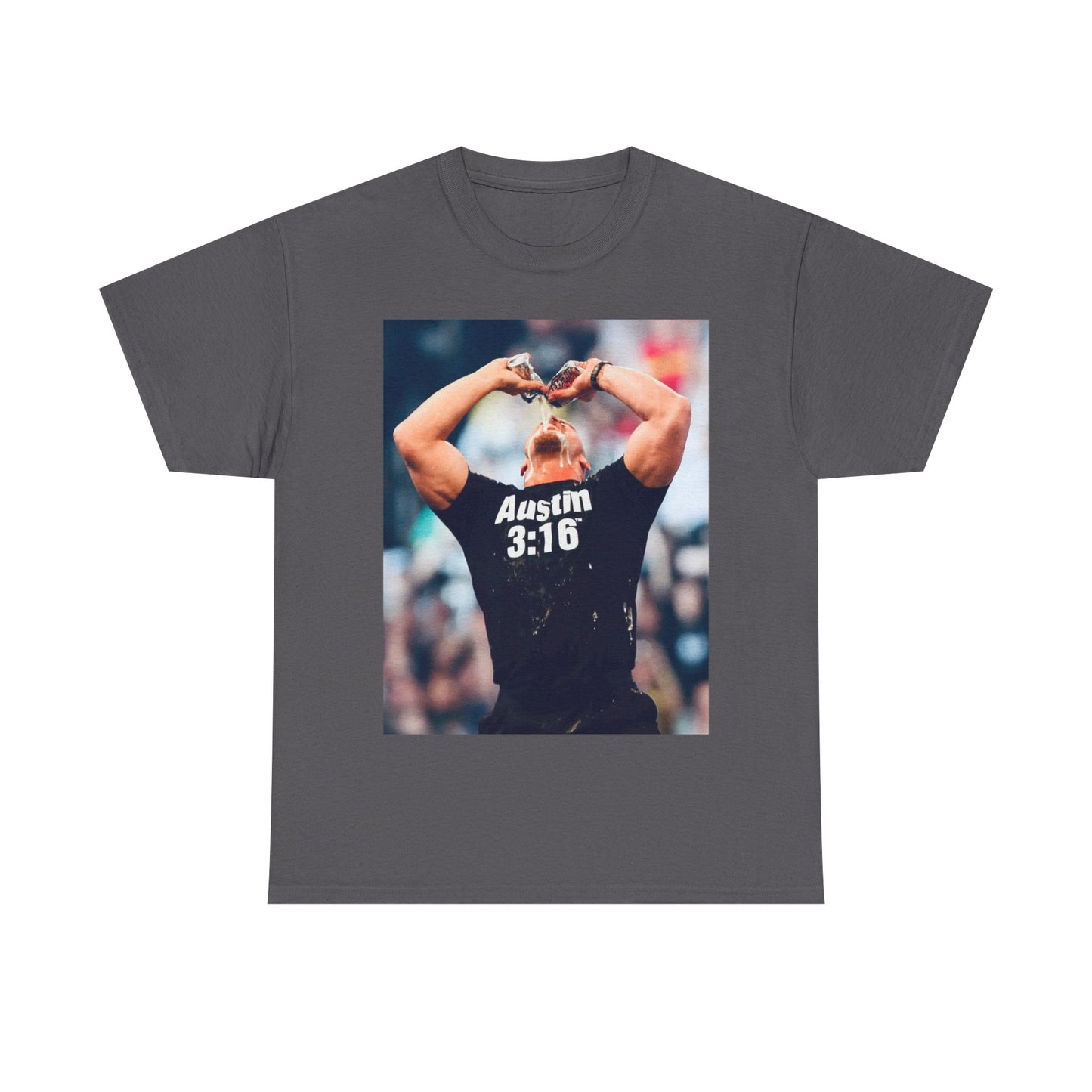 Stone cold Steve Austin T-shirt vintage wrestling mma Unisex Heavy Cotton Tee