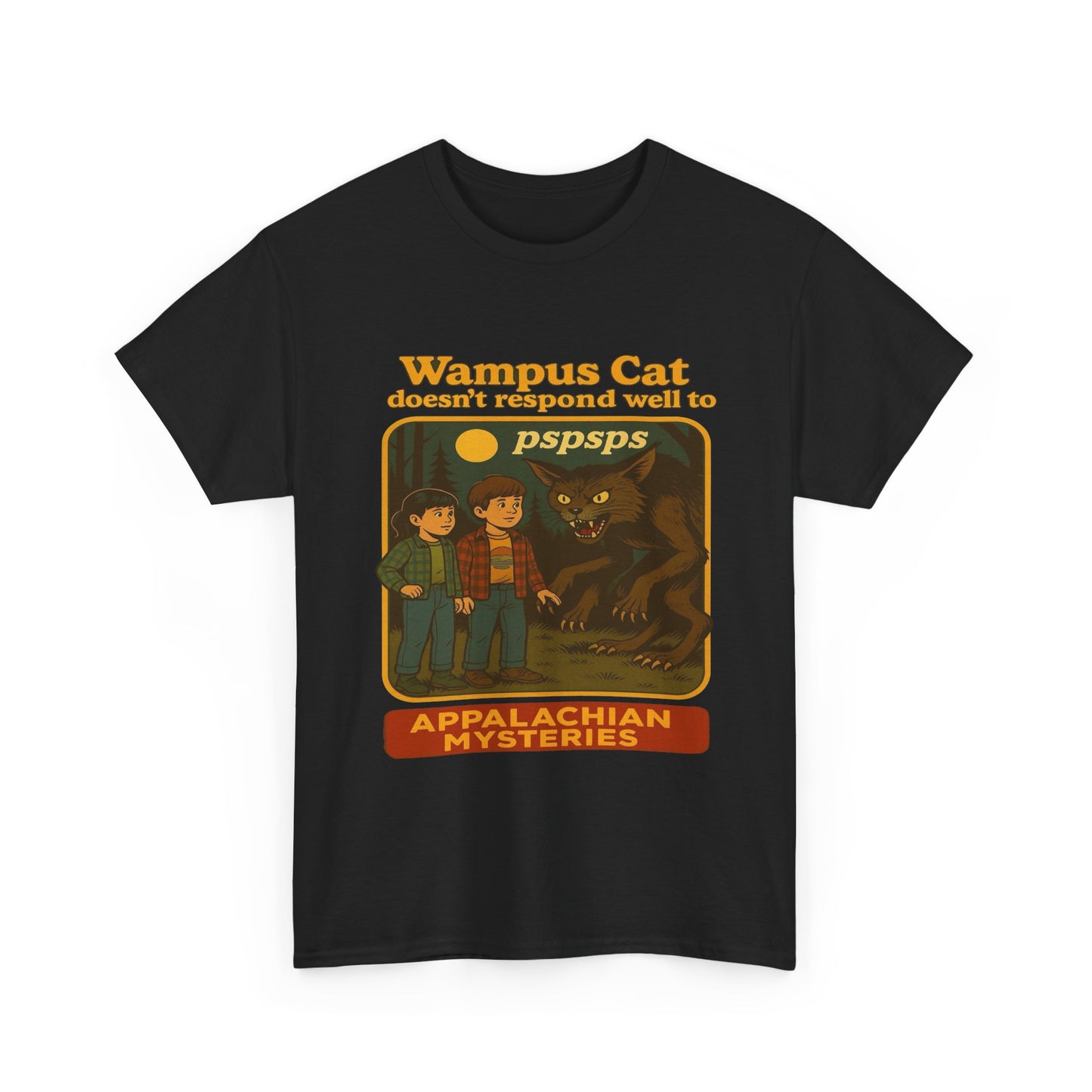 Appalachian Mysteries Funny Graphic T Shirt Unisex Heavy Cotton Tee