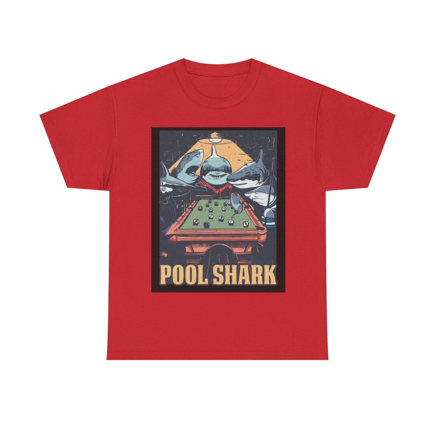 Pool Shark T Shirt Retro Funny Graphic T Vintage Pool Hall Rogan Unisex