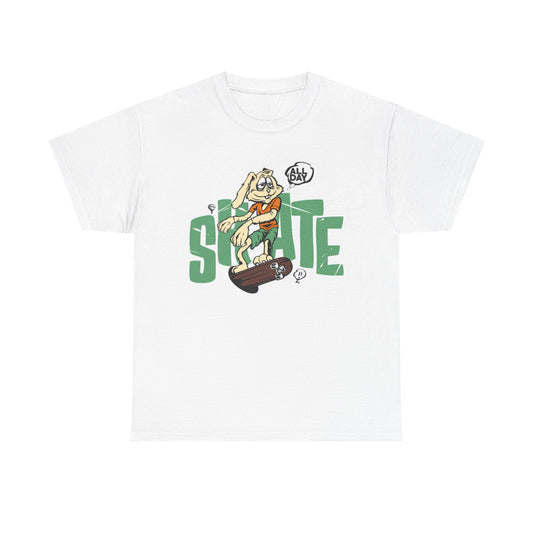 Skate All Day Graphic T Shirt Brand New Cotton Tee