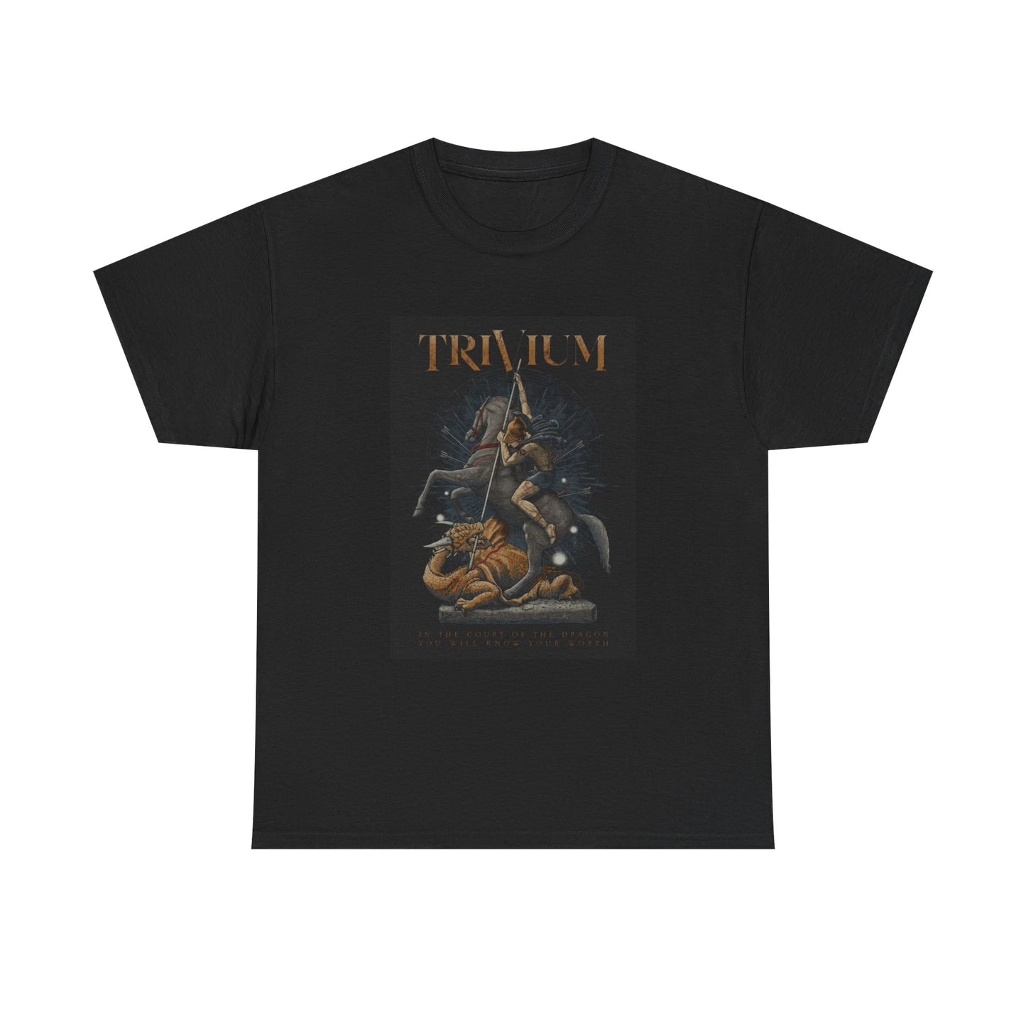 Trivium T-shirt vintage punk rock graphic art Unisex Heavy Cotton Tee