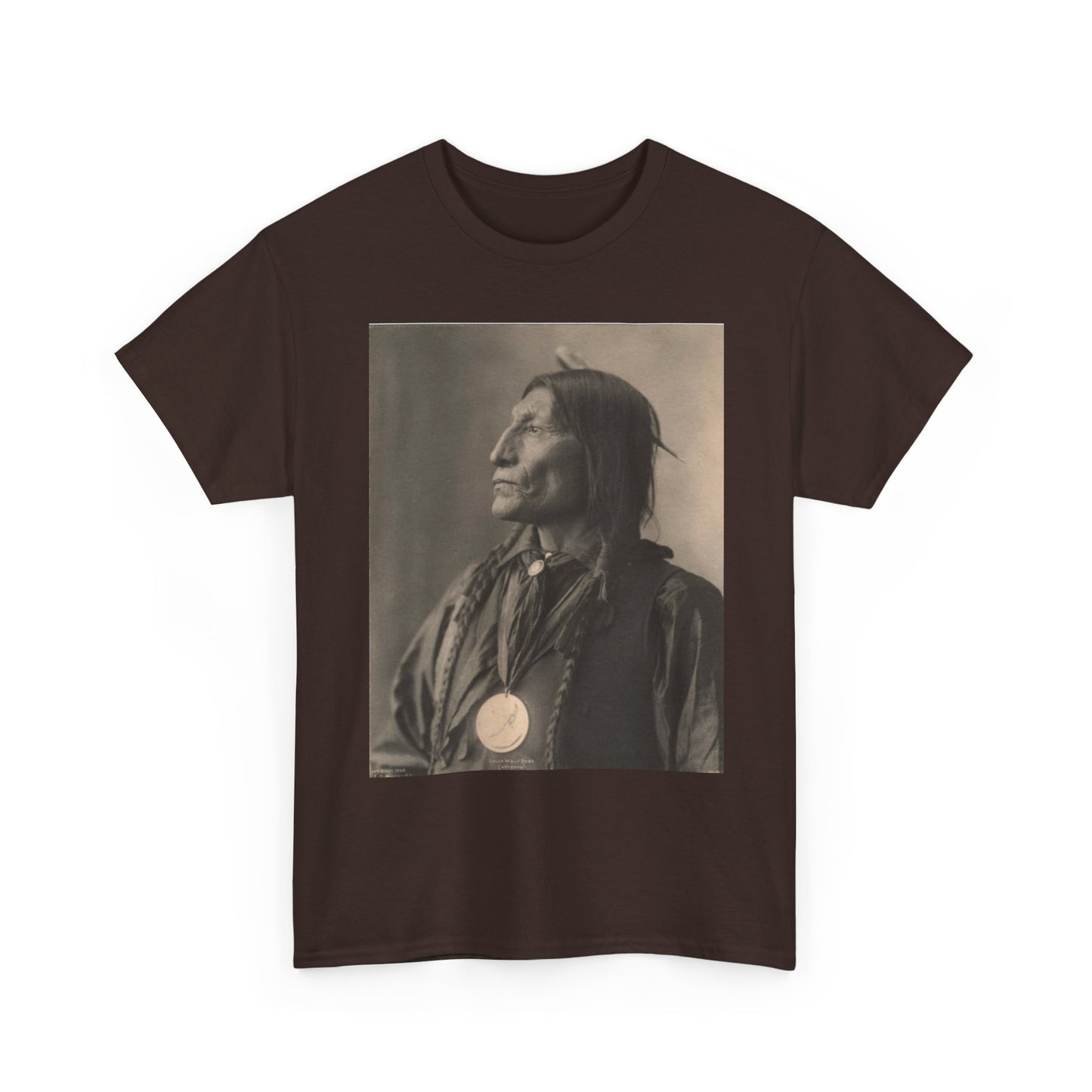 Native American Vintage T Shirt Graphic Men's Heavy Cotton Tee