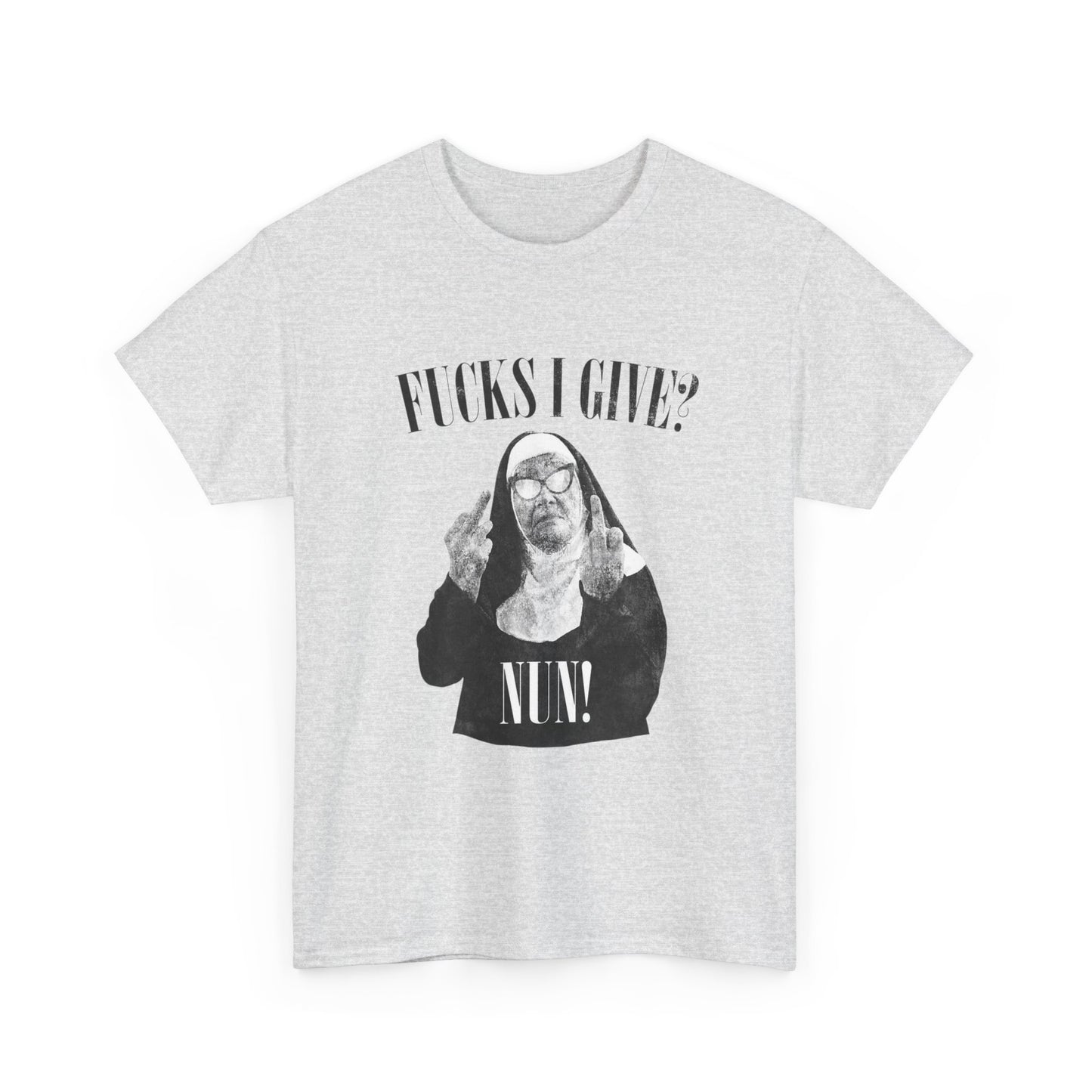 No F's I Give None Funny Jokes Graphic T Shirt Unisex Heavy Cotton Tee