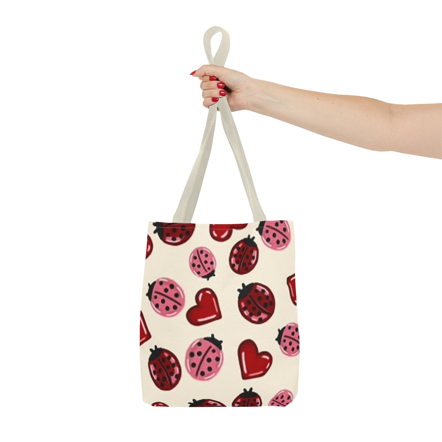 Ladybug Hearts All Over Print BRAND NEW Purse - Pocketbook - Travel Tote Bag