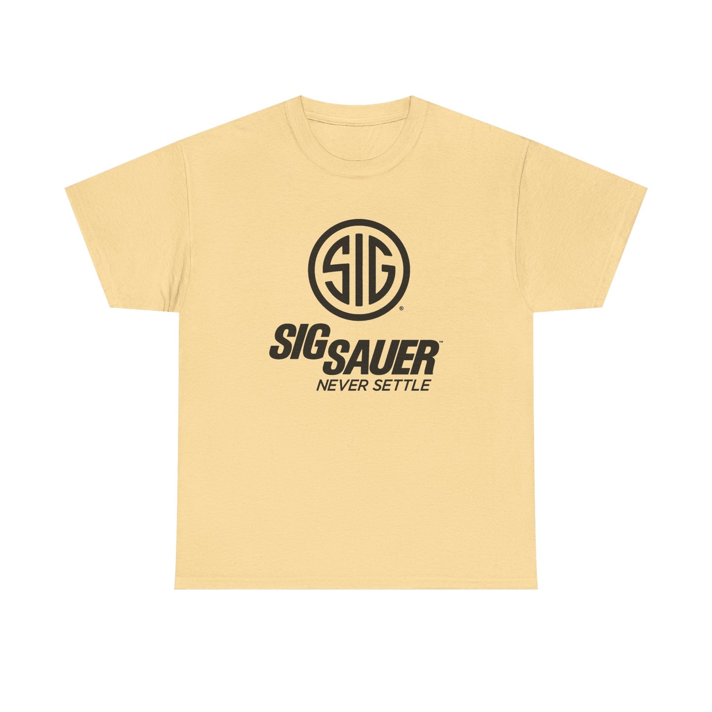 Sig Sauer Retro Graphic T Shirt Unisex Heavy Cotton Tee