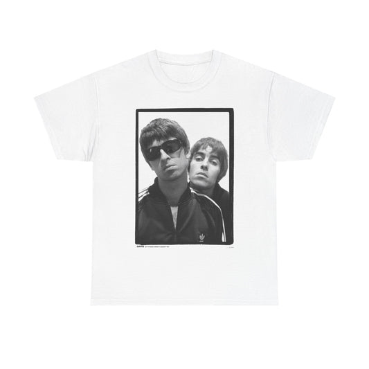 Oasis T Shirt Picture Frame Graphic Photo Rock Band 90s Unisex Heavy Cotton Tee