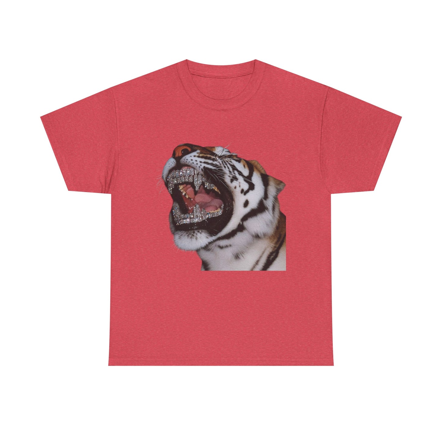 Bling Tiger Graphic T Shirt NEW Adult Unisex Heavy Cotton Tee