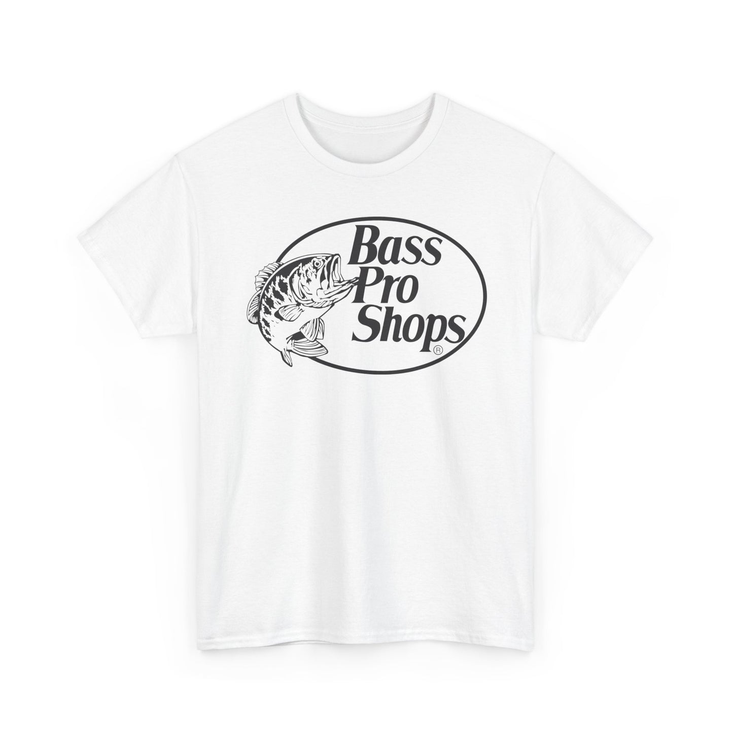 Bass Pro Shops Graphic T Shirt Retro Outdoors Unisex Heavy Cotton Tee