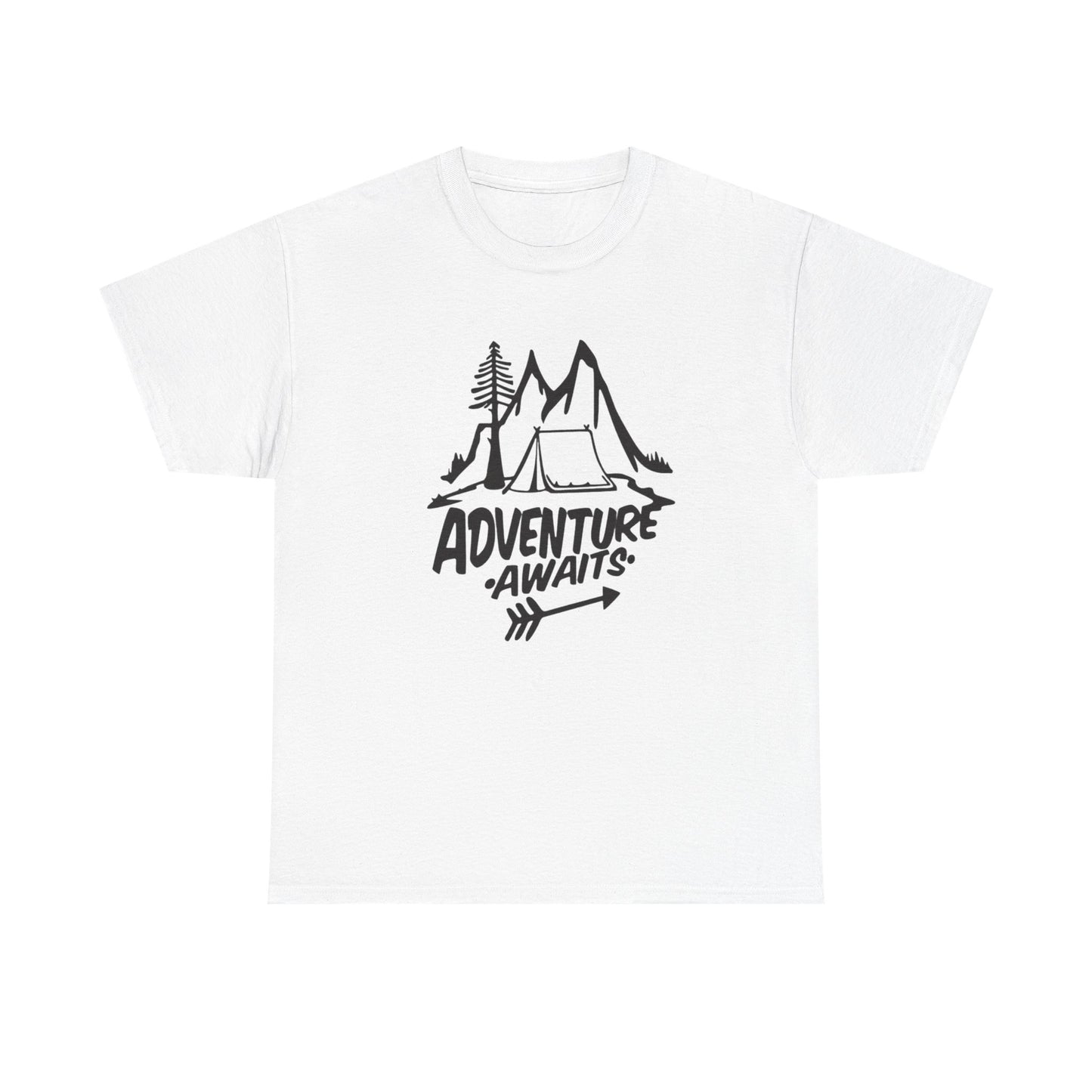 Adventure Awaits Outdoors Graphic T Shirt NEW ADULT