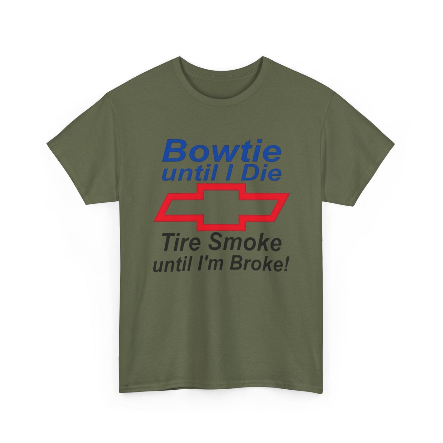 Chevrolet Bowtie Till I Die Retro Graphic T Shirt NEW ADULT Tee