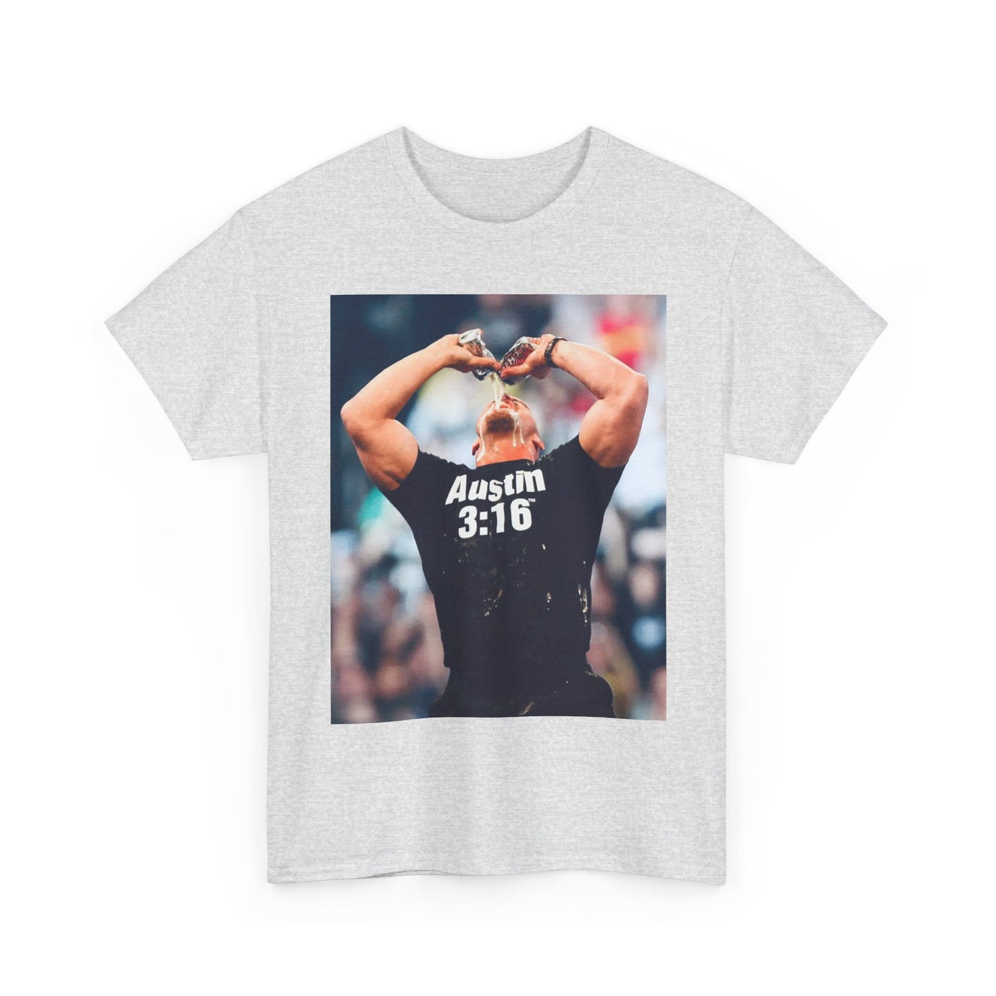 Stone cold Steve Austin T-shirt vintage wrestling mma Unisex Heavy Cotton Tee
