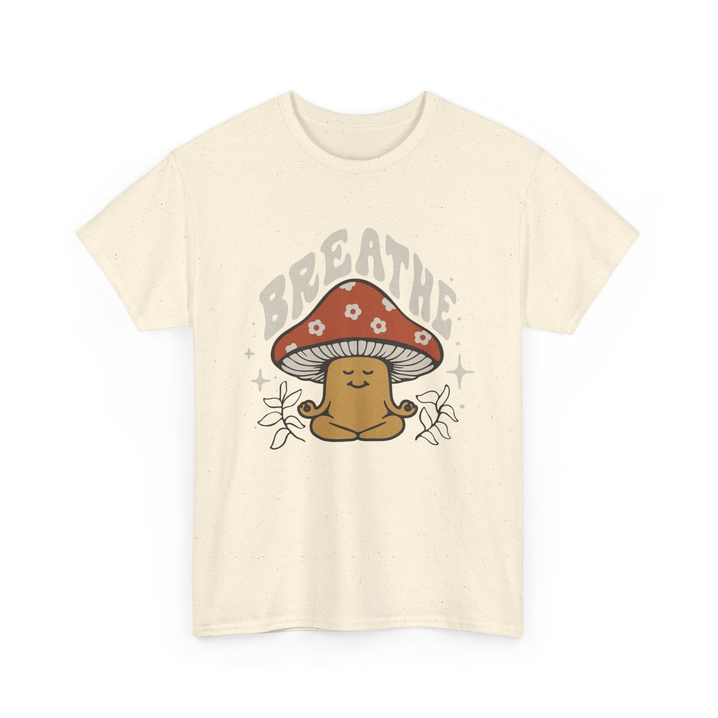 Breathe Mushrooms Graphic T Shirt NEW ADULT Unisex Heavy Cotton Tee