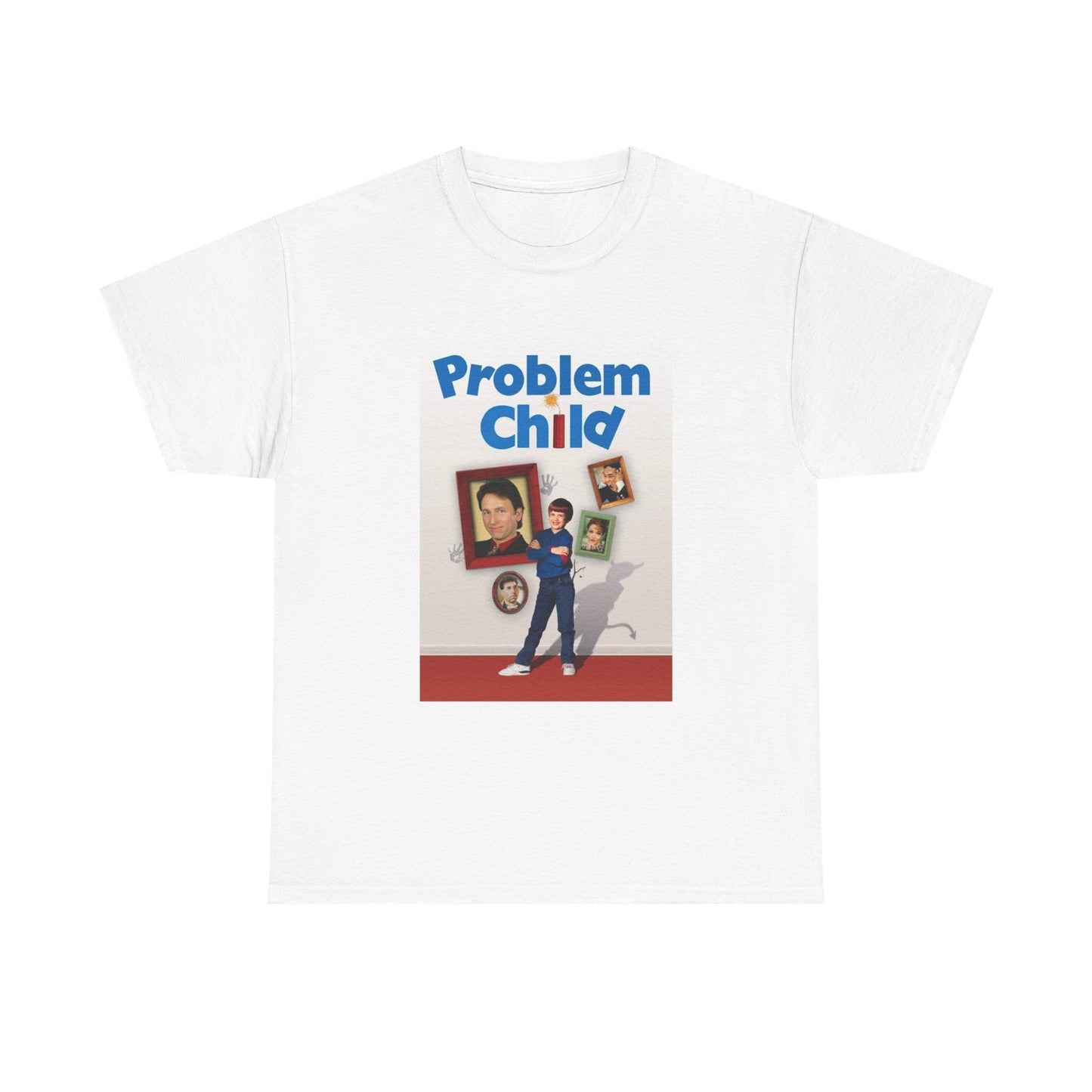 Problem Child T shirt Retro Comedy Movie Poster Vintage Unisex Heavy Cotton Tee