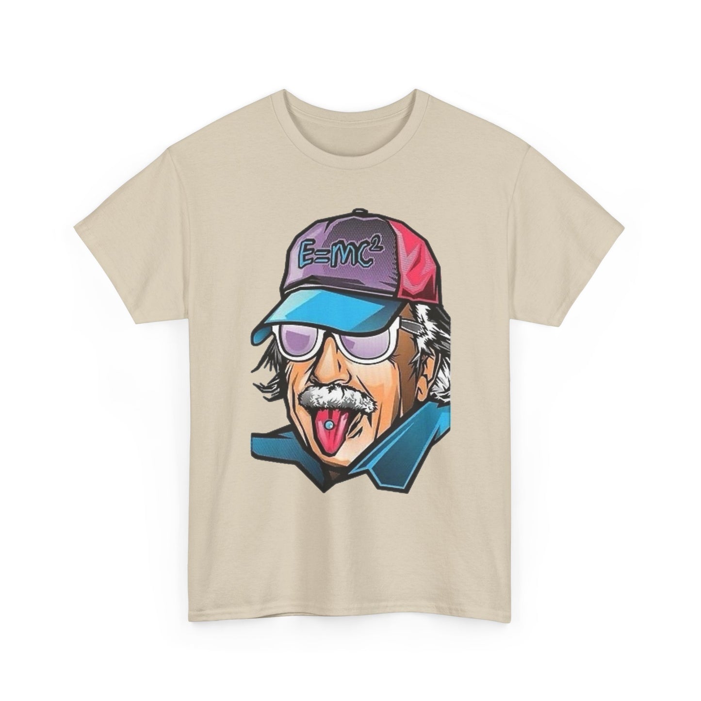 Einstein Tripping Funny Graphic T Shirt NEW Unisex Heavy Cotton Tee