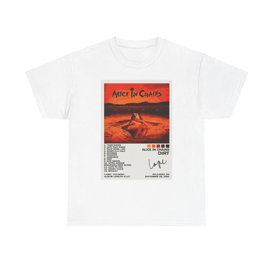 Alice In Chains Graphic T Shirt Vintage Rock Band Unisex Heavy Cotton Tee