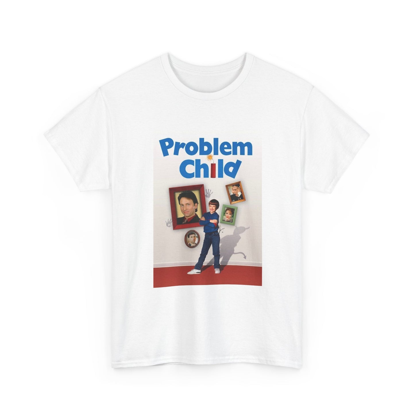 Problem Child T shirt Retro Comedy Movie Poster Vintage Unisex Heavy Cotton Tee