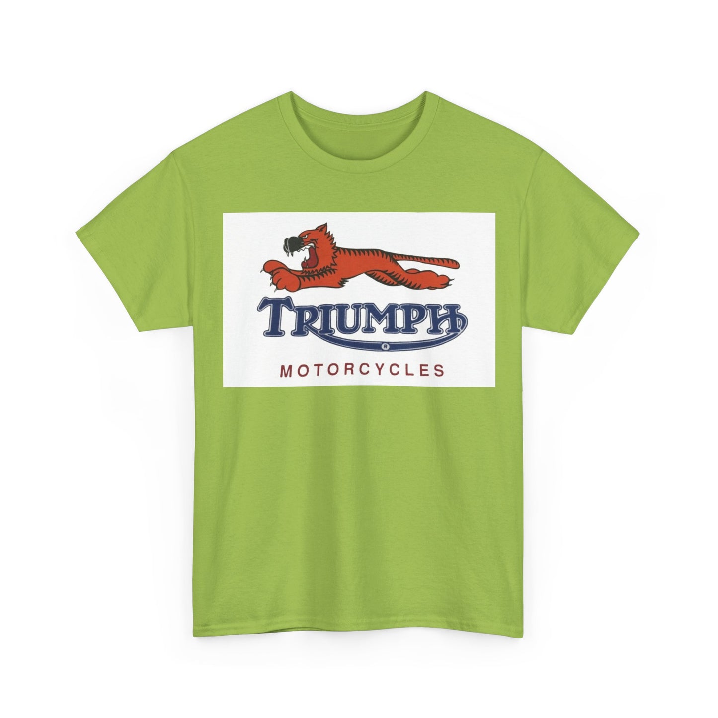 Triumph T-shirt vintage motorcycles nostalgia Tiger Unisex Heavy Cotton Tee