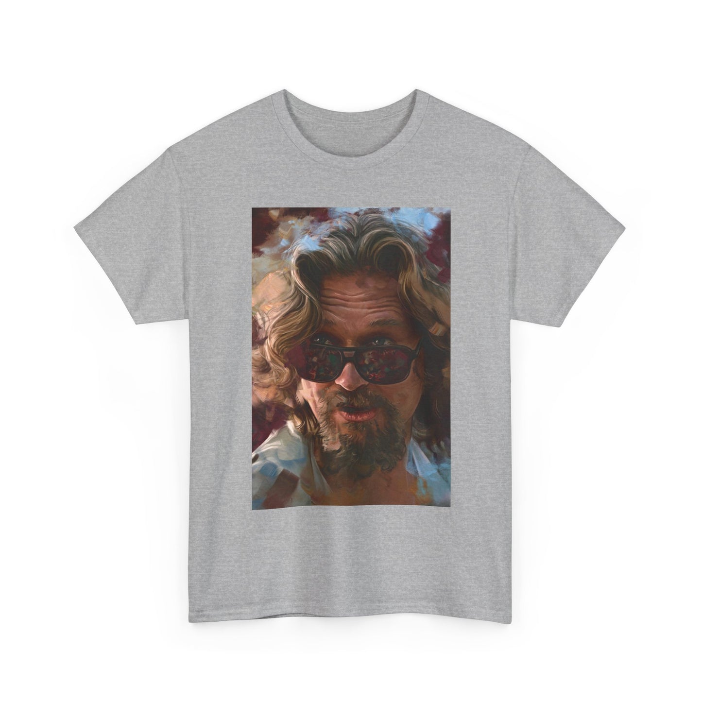 The Big Lebowski Shirt Vintage Movie Poster Retro Painting Cotton Tee 90s
