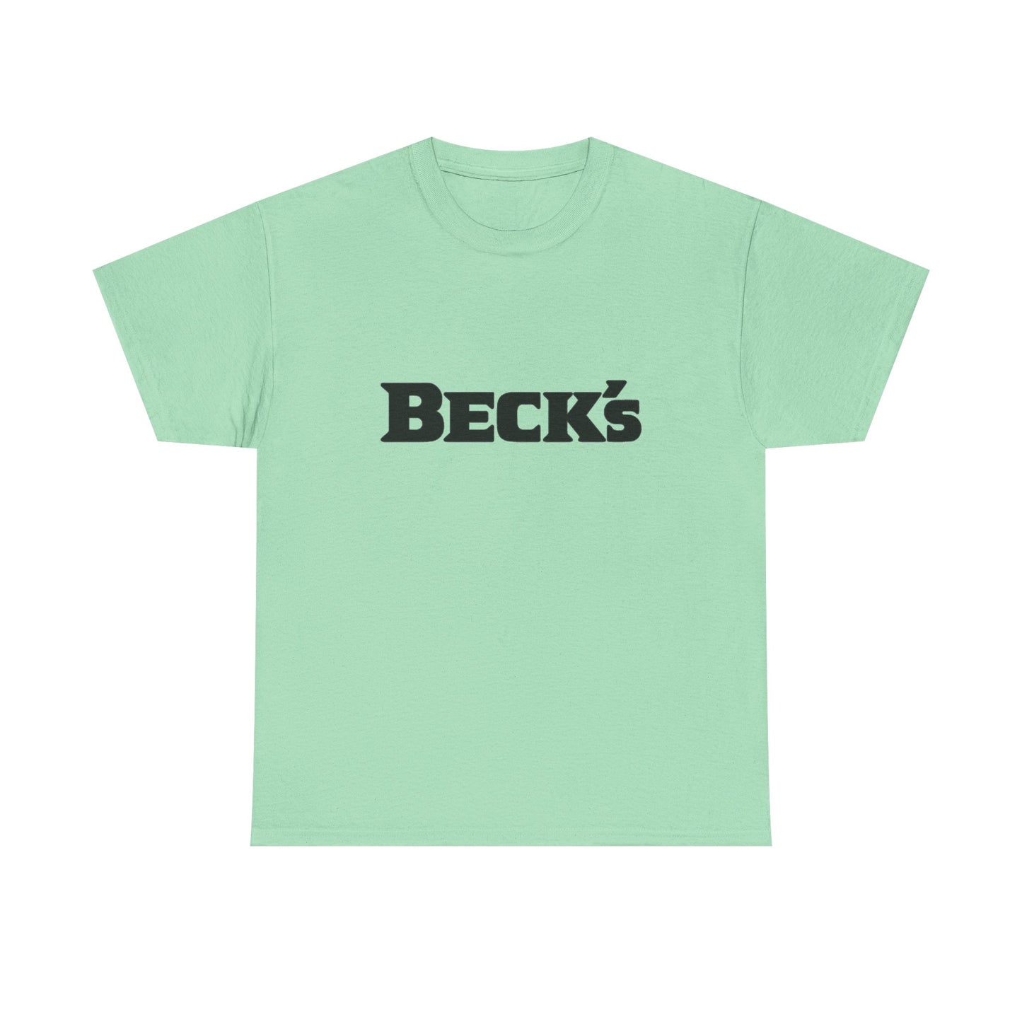 Becks Beer Vintage Tee Graphic T Shirt NEW Unisex Heavy Cotton Tee