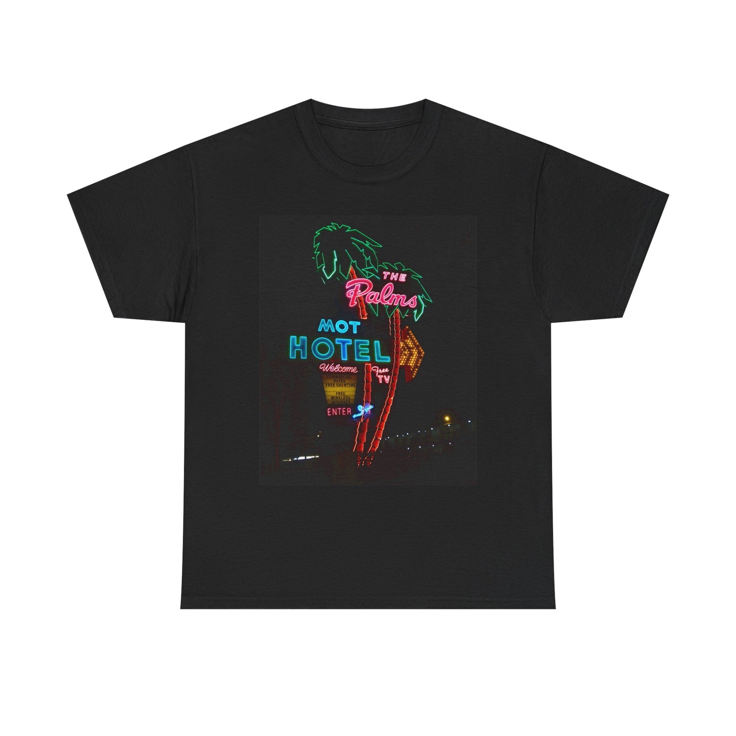 Las Vegas Palms Hotel Vintage Graphic T Shirt S-5XL Unisex Heavy Cotton Tee
