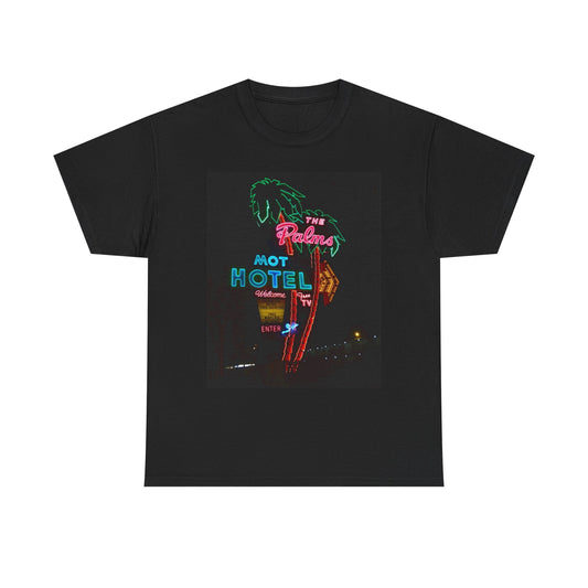 Las Vegas Palms Hotel Vintage Graphic T Shirt S-5XL Unisex Heavy Cotton Tee