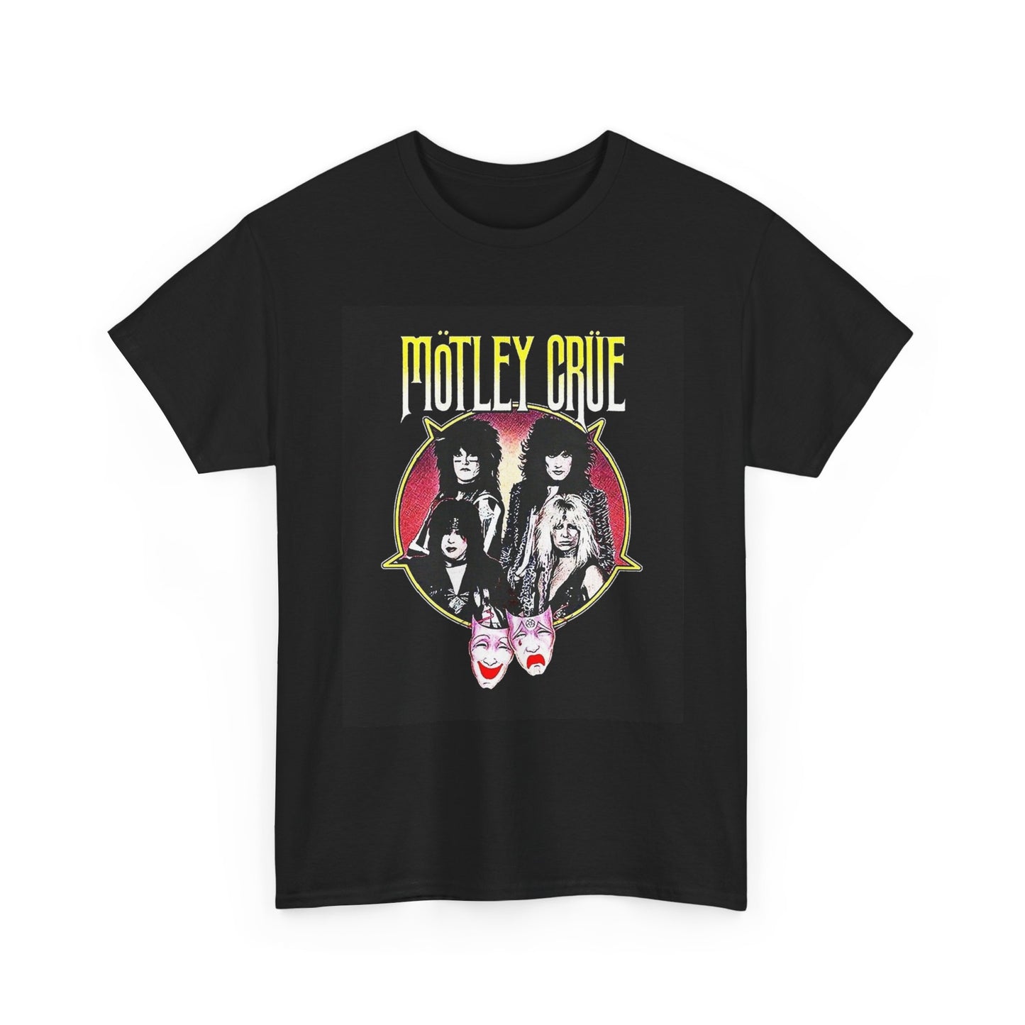 Motley Crue shirt punk vintage graphic tee retro rock Unisex Heavy Cotton Tee