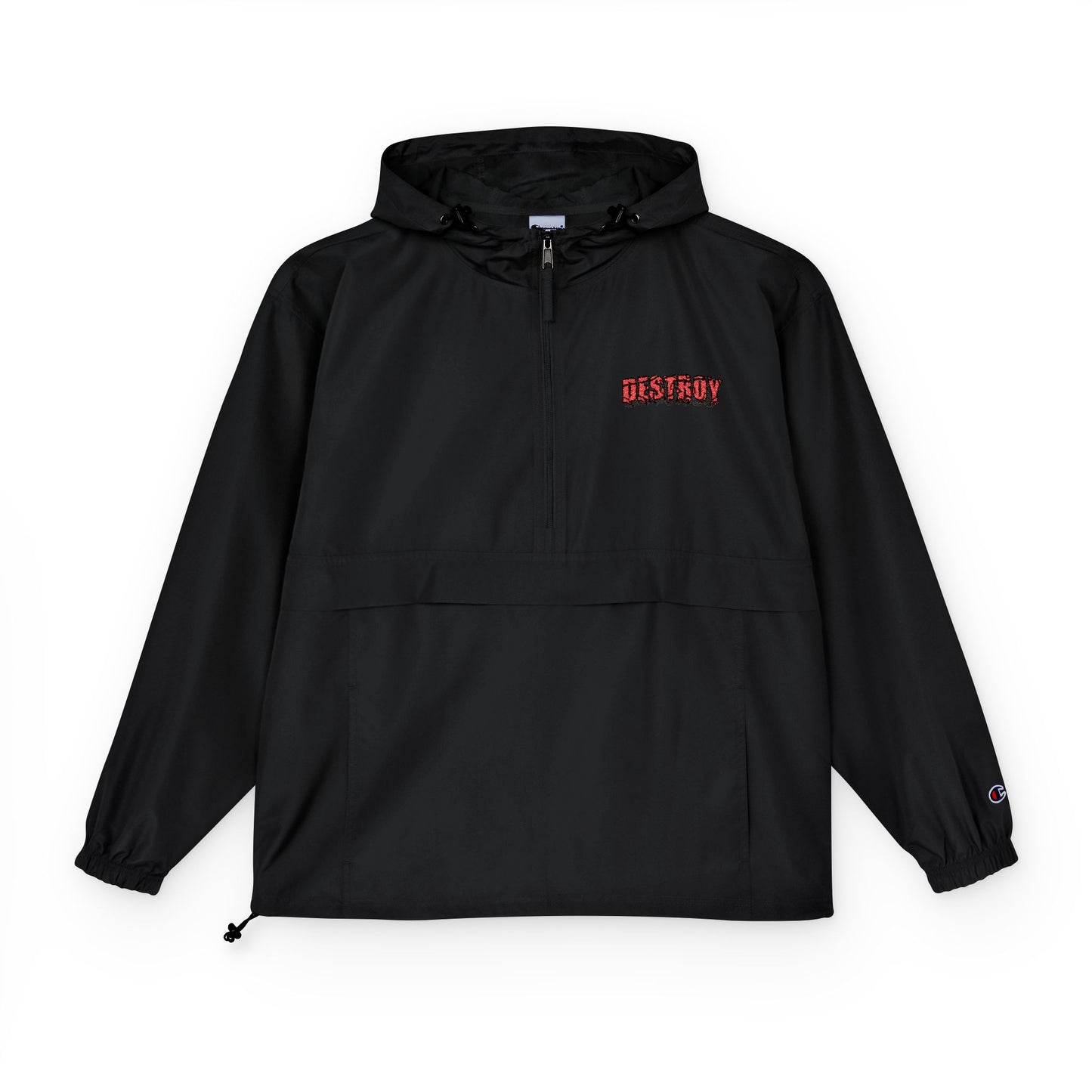 Destroy Logo Champion Unisex Packable Anorak Jacket Windbreaker