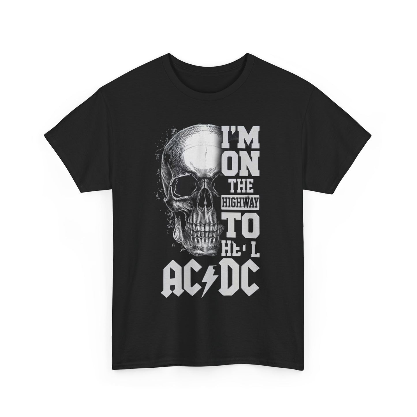 AC/DC T-shirt vintage highway to hell metal rock retro Unisex Heavy Cotton Tee