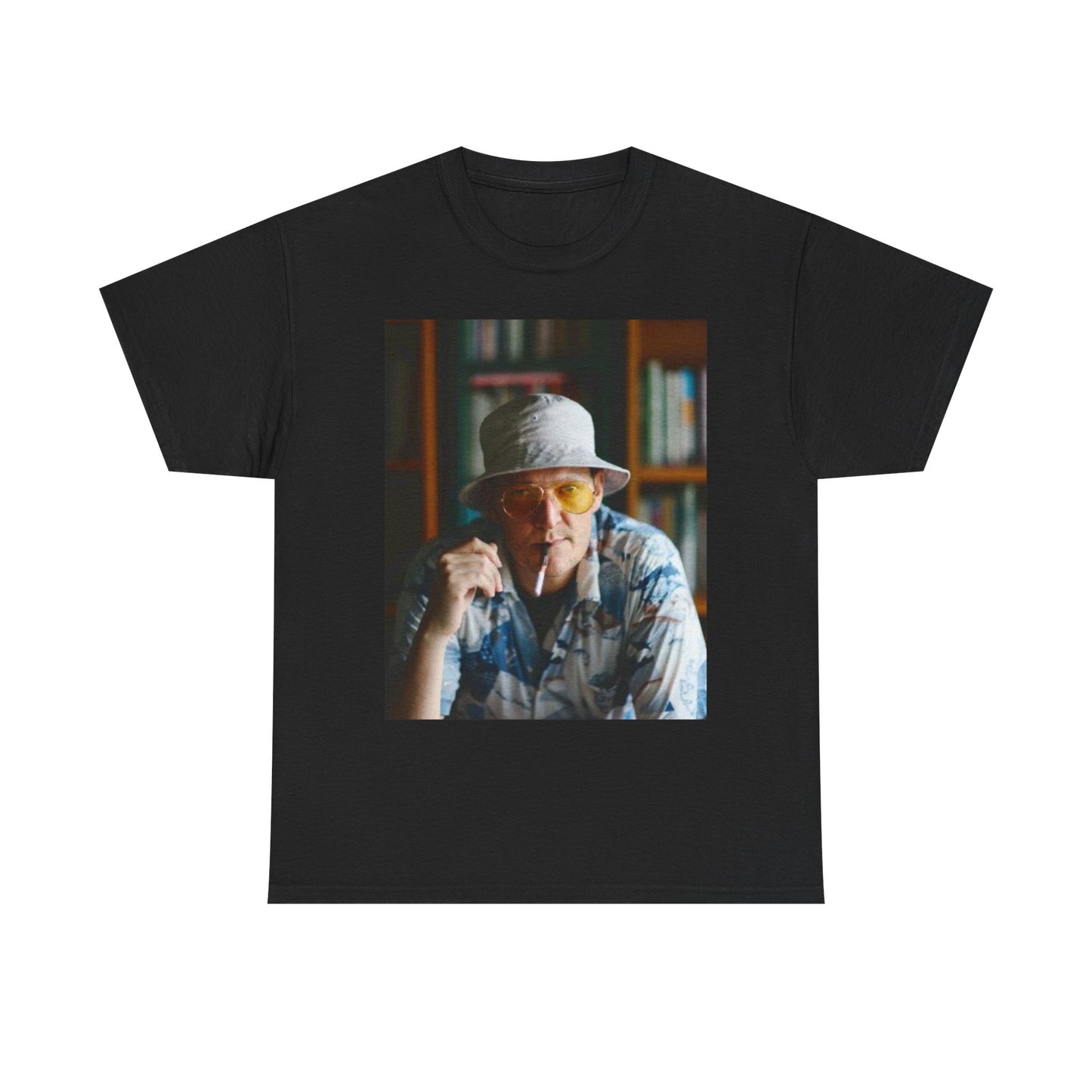 Hunter S Thompson Graphic T Shirt Vintage Fear And Loathing Unisex Heavy Cotton