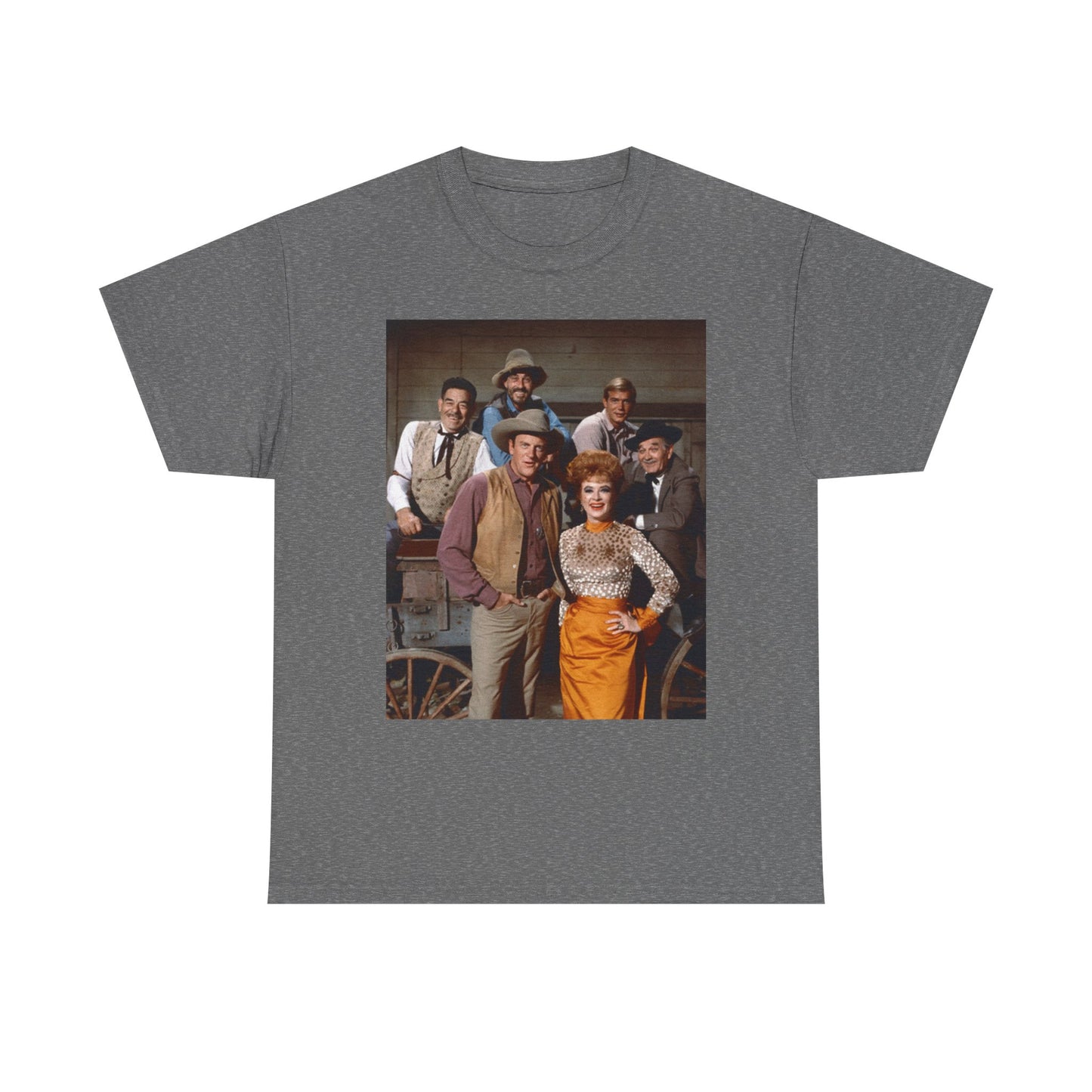 Gunsmoke Graphic T Shirt Vintage Tv Series Retro Unisex Heavy Cotton Tee