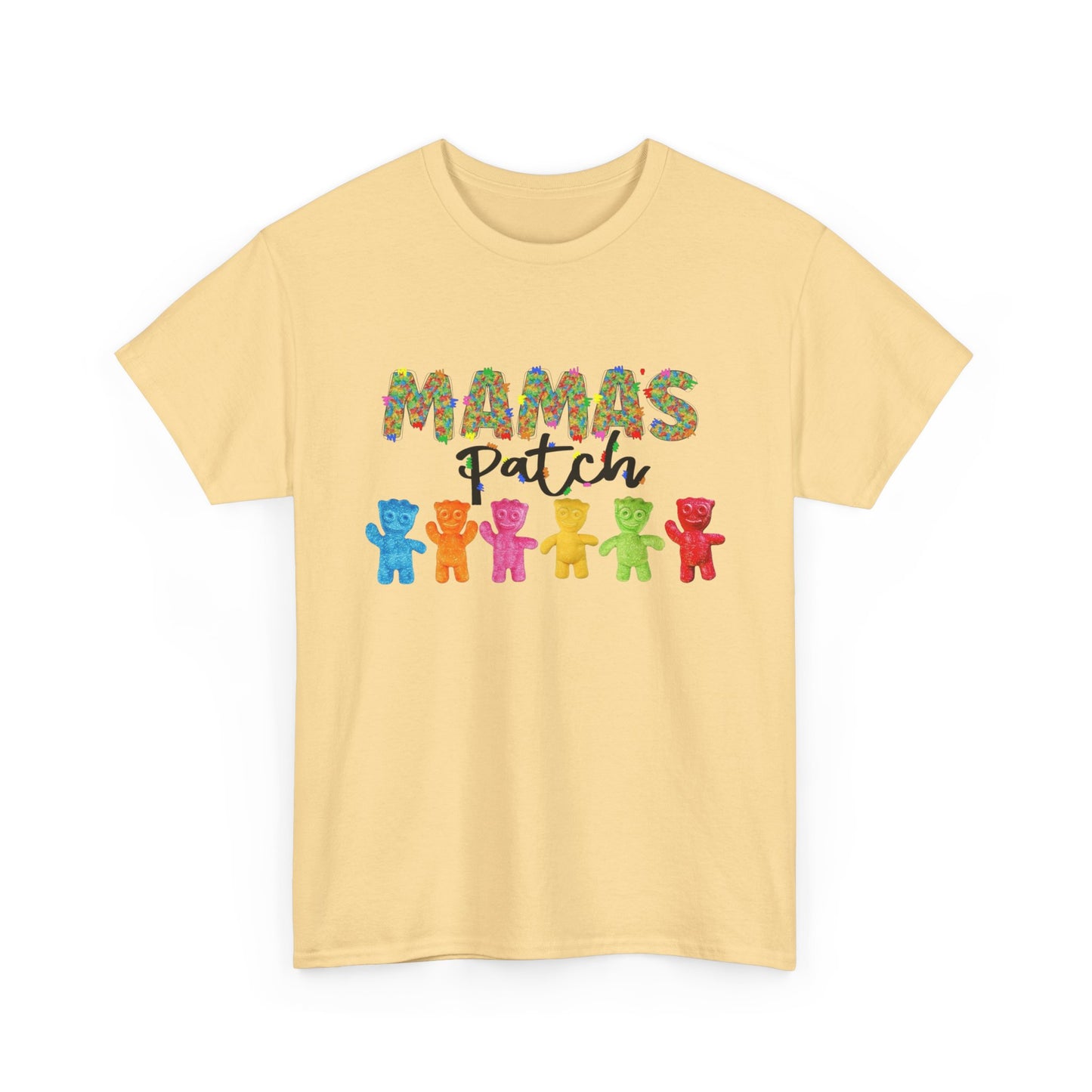 Mamas Patch Candy Cute Graphic T Shirt NEW Unisex Heavy Cotton Tee