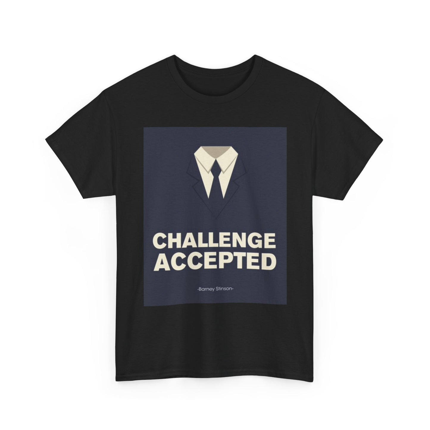 Challenge Accepted Graphic T Shirt Unisex Heavy Cotton Tee