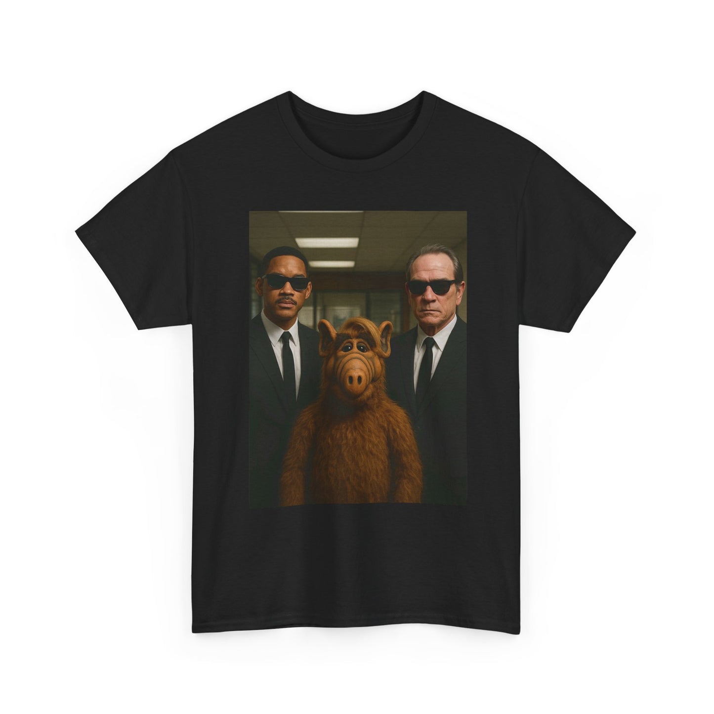 Men In Black Alf Funny T Shirt Unisex Heavy Cotton Tee