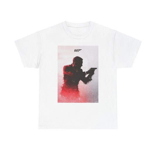 James Bond Graphic T Shirt Retro 007 Vintage Unisex Heavy Cotton Tee
